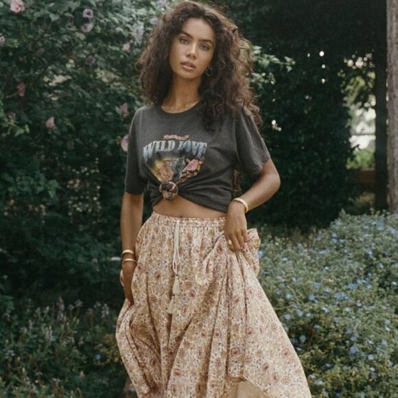 Spell & the Gypsy Collective Sundown Kerchief Skirt, Spice, S, EUC - Picture 2 of 6